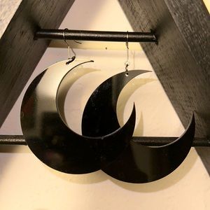 Acrylic Moon earrings